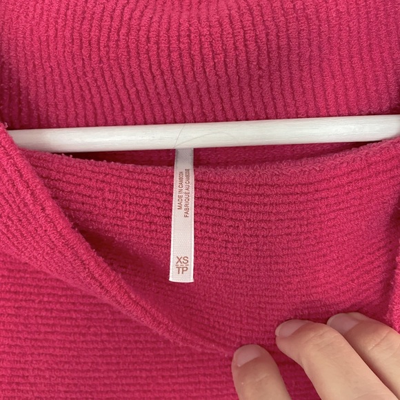 Free People Ottoman Slouchy tunic sz xs - Picture 5 of 6